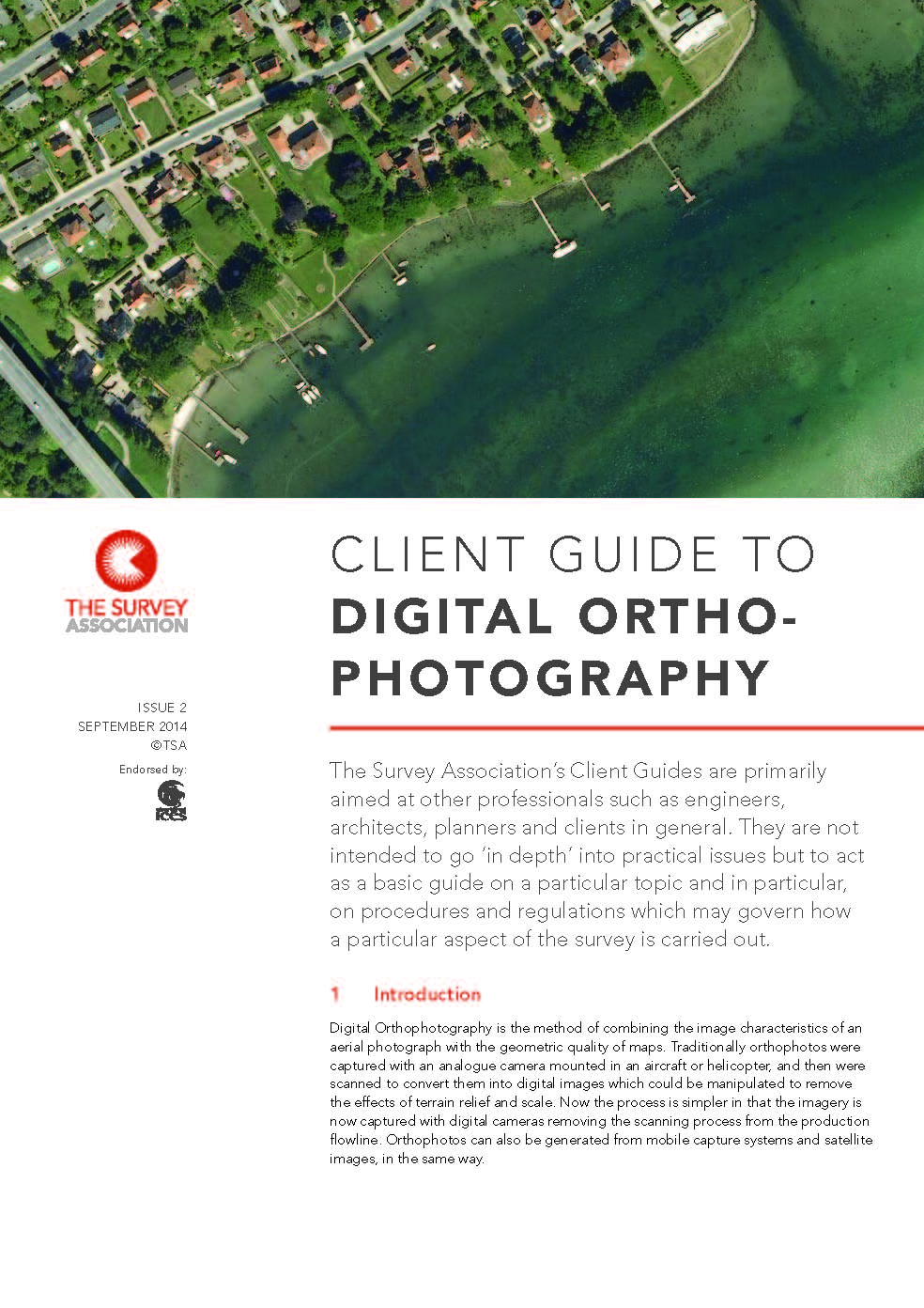 Revised TSA Client Guide – Digital Orthophotography